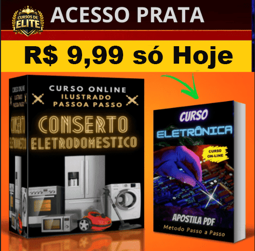 Imagem de ACESSO PRATA Curso Conserto de Eletrodomésticos