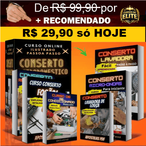 Imagem de ACESSO OURO Curso Conserto de Eletrodomésticos