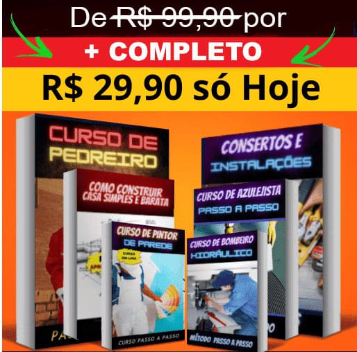 Imagem de Curso de Pedreiro da Fundação ao Acabamento