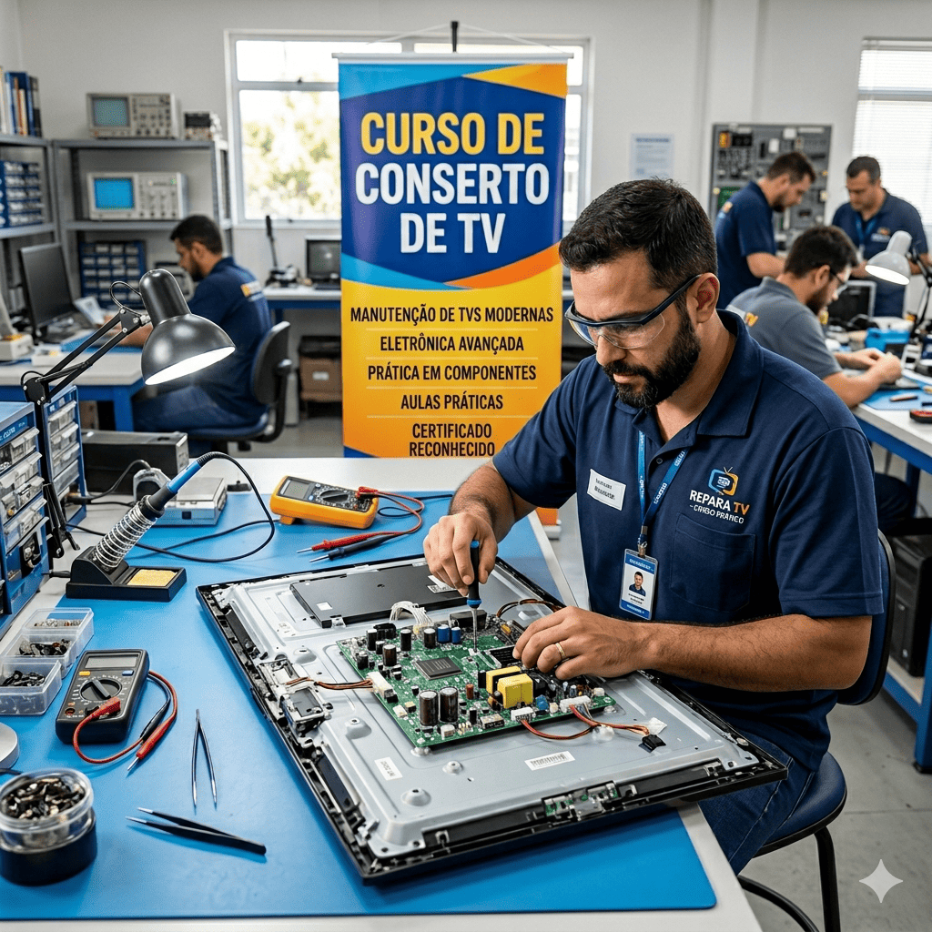 Imagem de Curso Manutenção de Tv LED 
